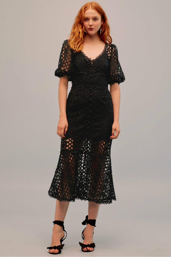 Lovable Lace Midi Dress - Keepsake