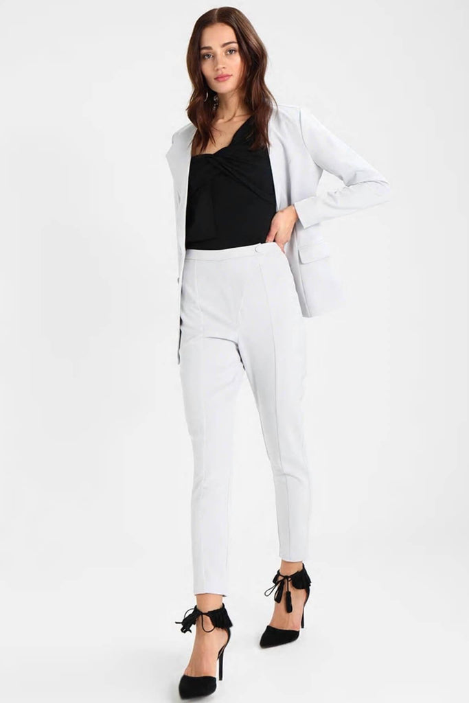 Panelled Tapered Trousers - Lavish Alice