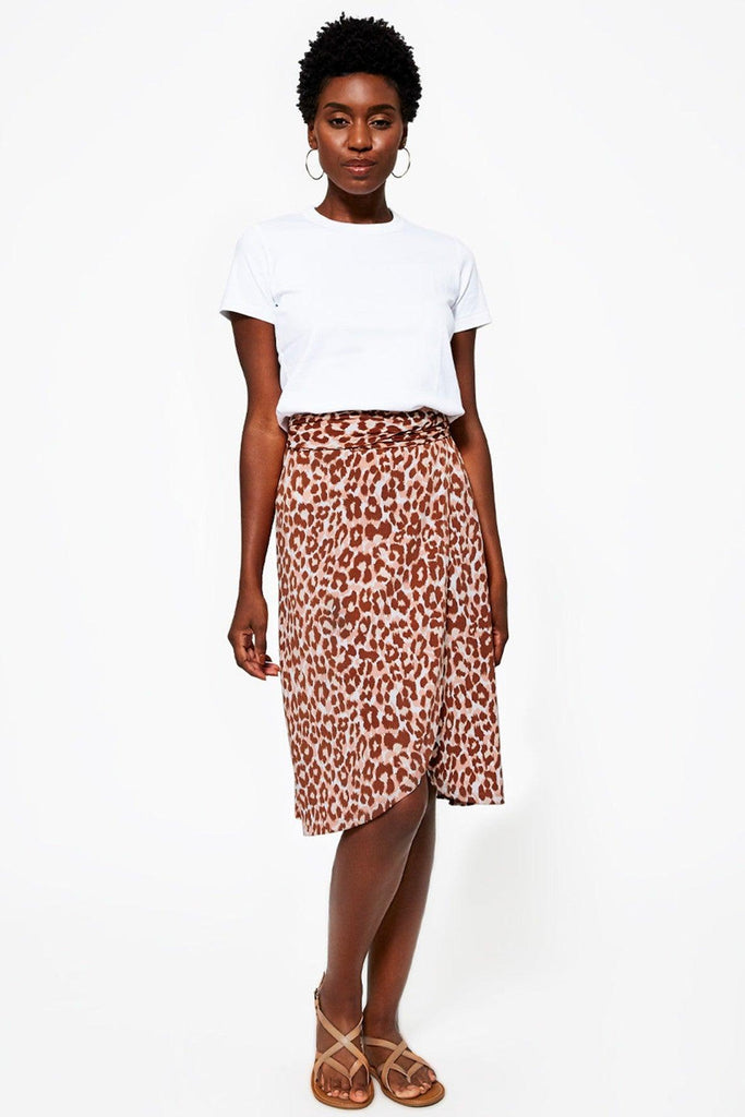Mae Skirt in Leopard - Leota