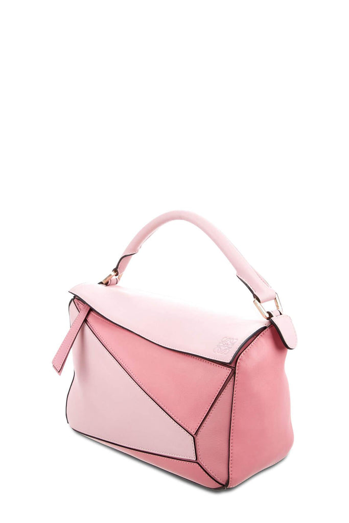 Medium Puzzle Bag Tricolour Pink - LOEWE