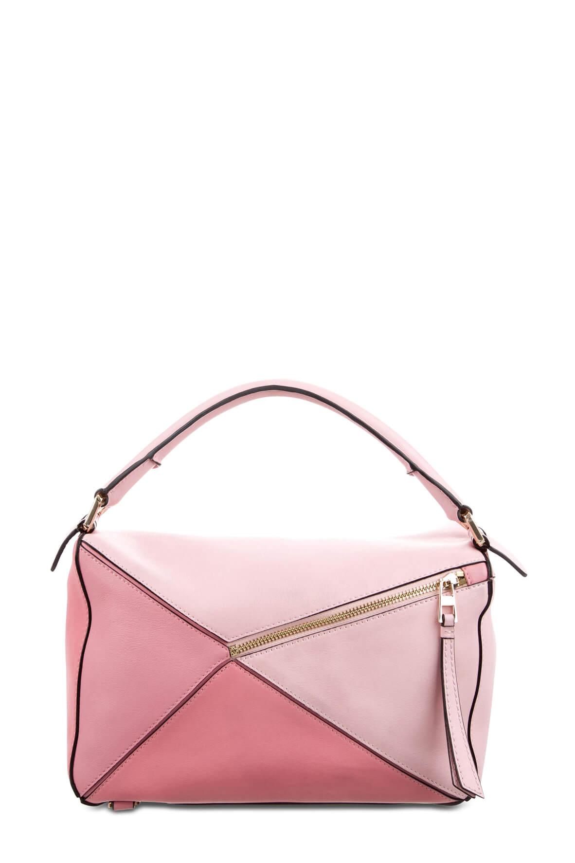 Medium Puzzle Bag Tricolour Pink – Style Theory SG