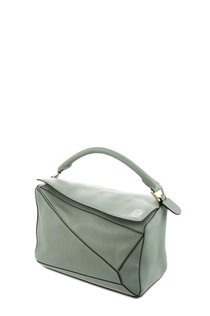 Medium Puzzle Bag Green - LOEWE