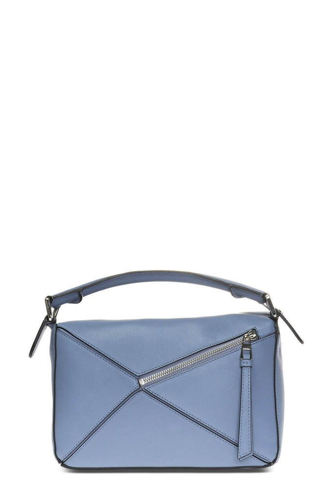 Small Puzzle Bag Stone Blue - LOEWE