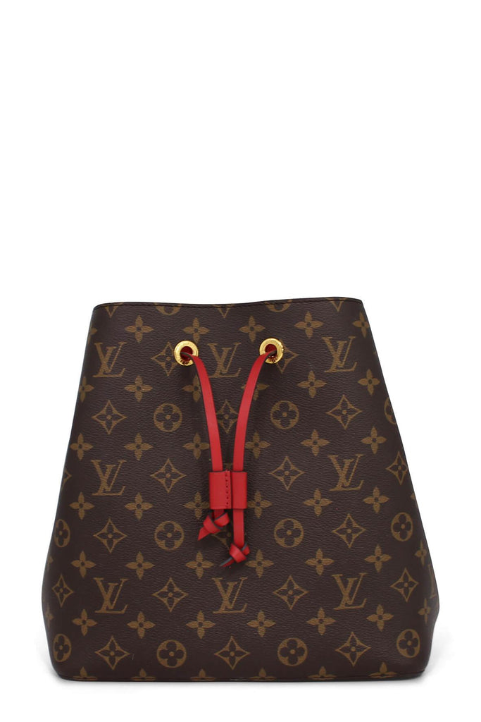 Monogram NeoNoe Bucket Bag Red - Louis Vuitton