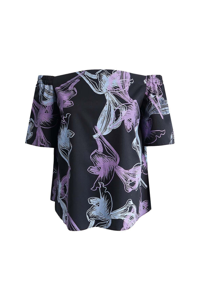 Orchid-print Dree Top - Mier