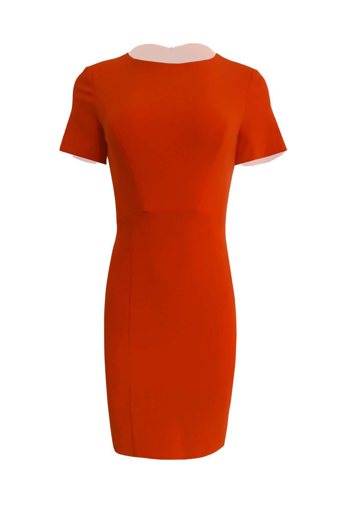 Bright Orange Classic Dress - Black Halo