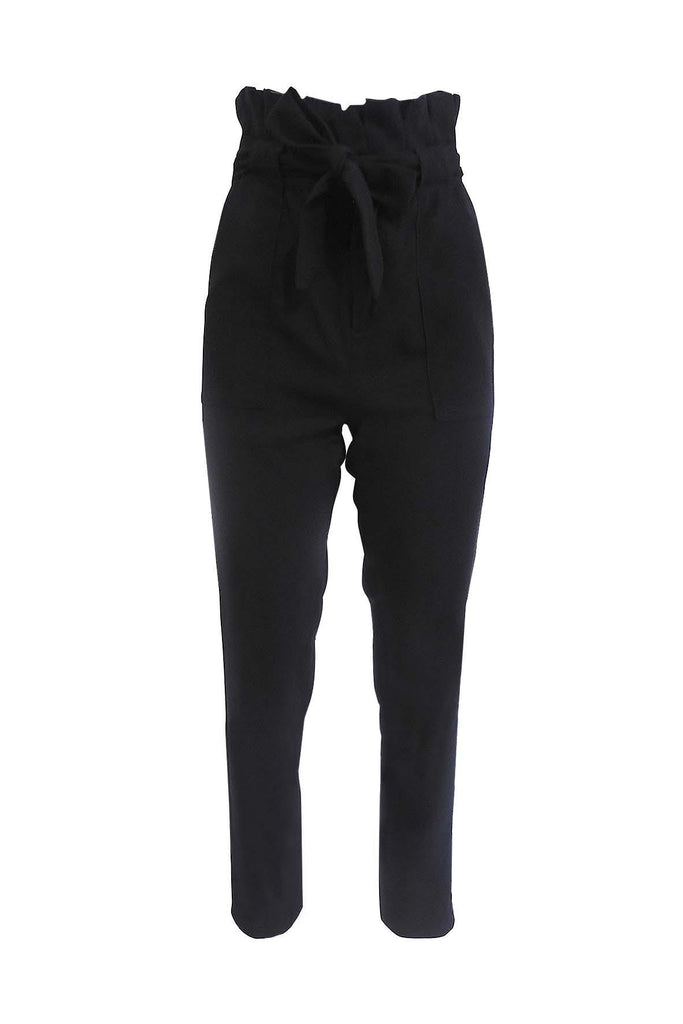 Black Pant With Belt - Cupcakes & Cashmere