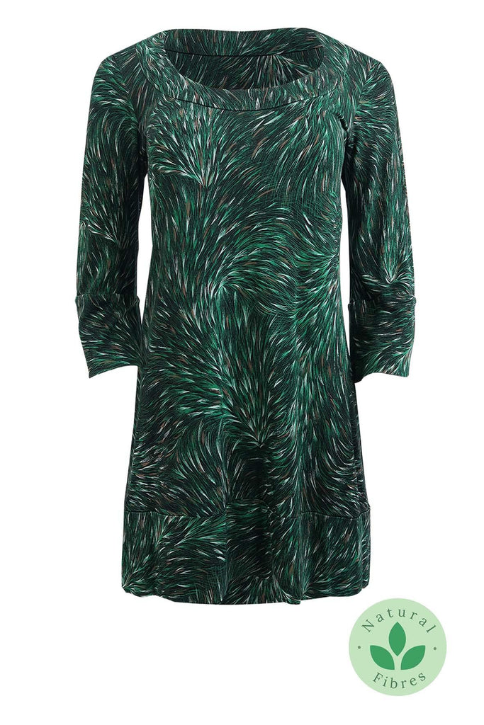 Green Multicolour Patterned Mini Dress - Diane Von Furstenberg