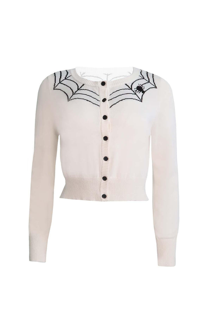 Off-White Spider Print Top - Modcloth