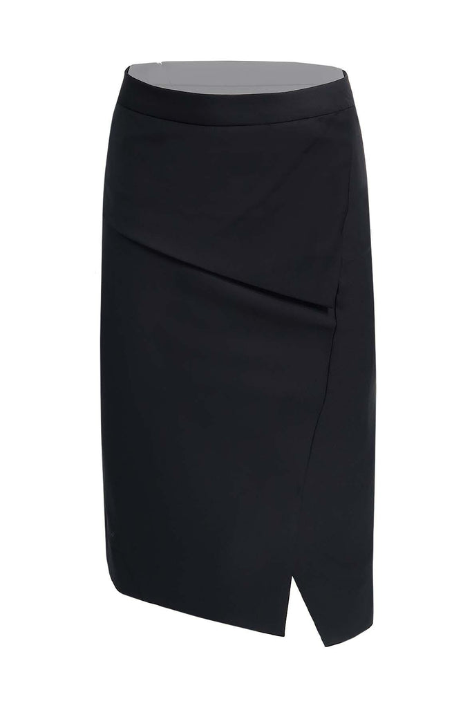 Black Layered Midi Skirt - Calvin Klein