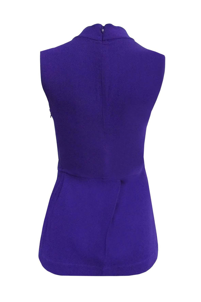 Purple High Neck Dress - Marni