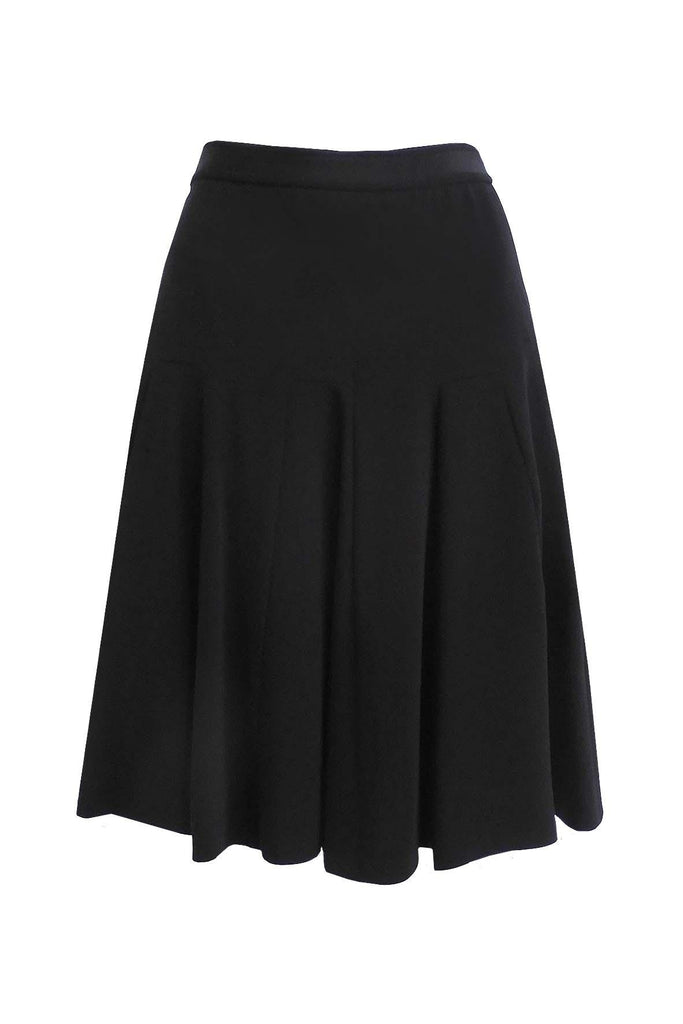 Black Pleated Circle Skirt - Karen Millen