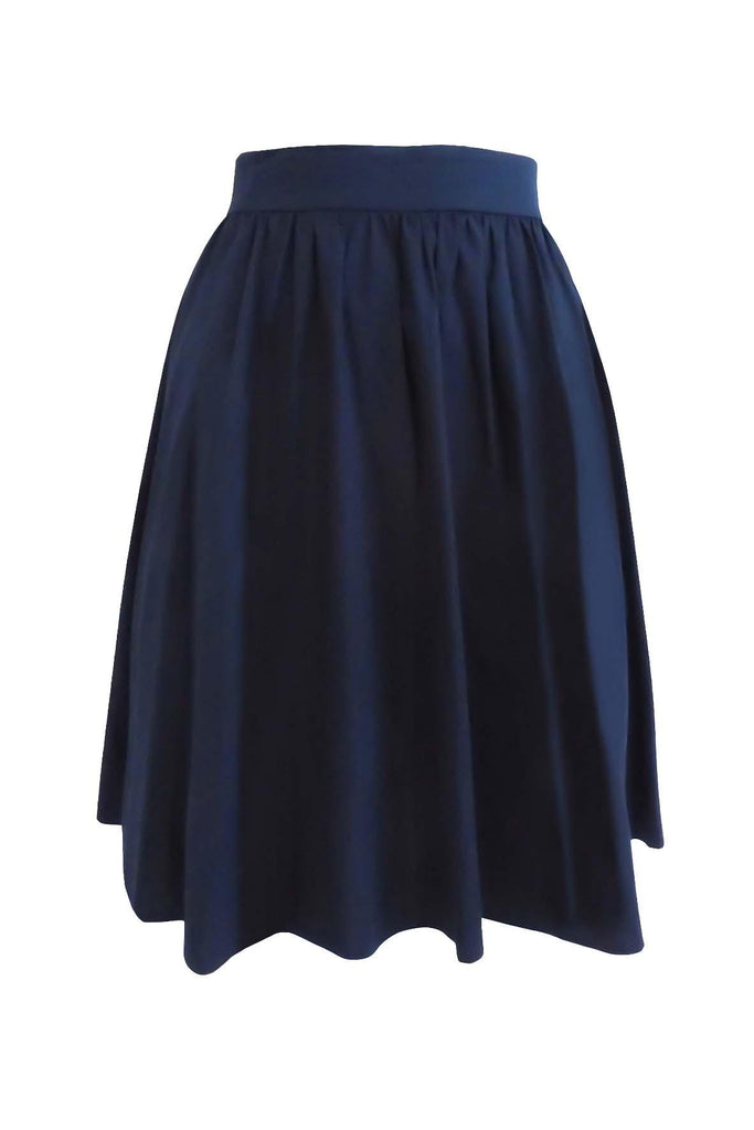 Slate Pleated Mini Skirt - Paule Ka