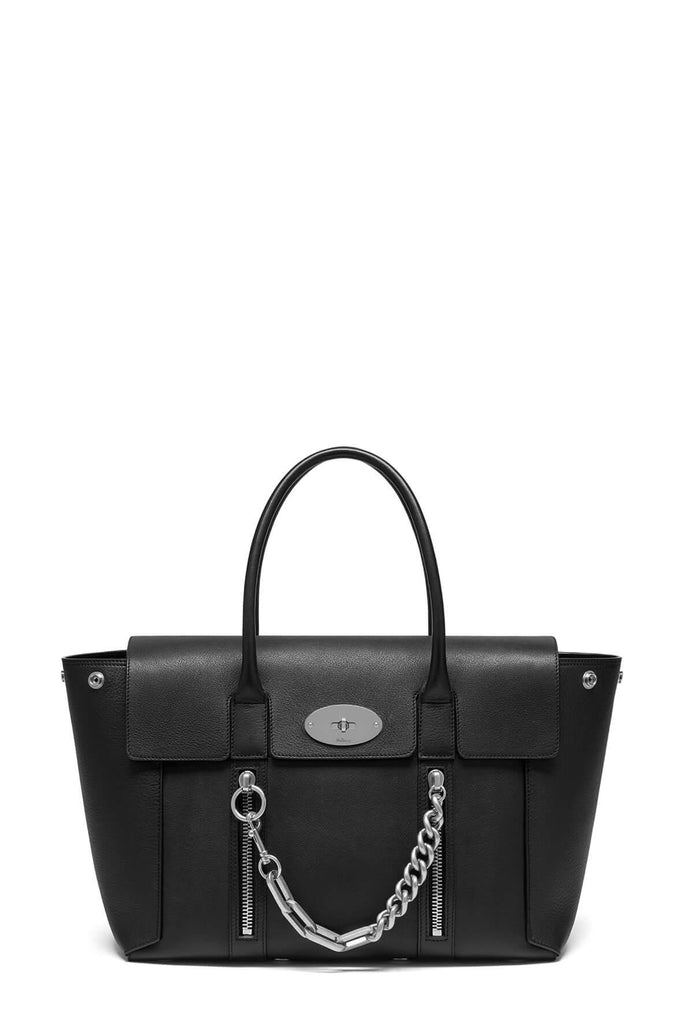 Bayswater with Front Zip Black - Mulberry