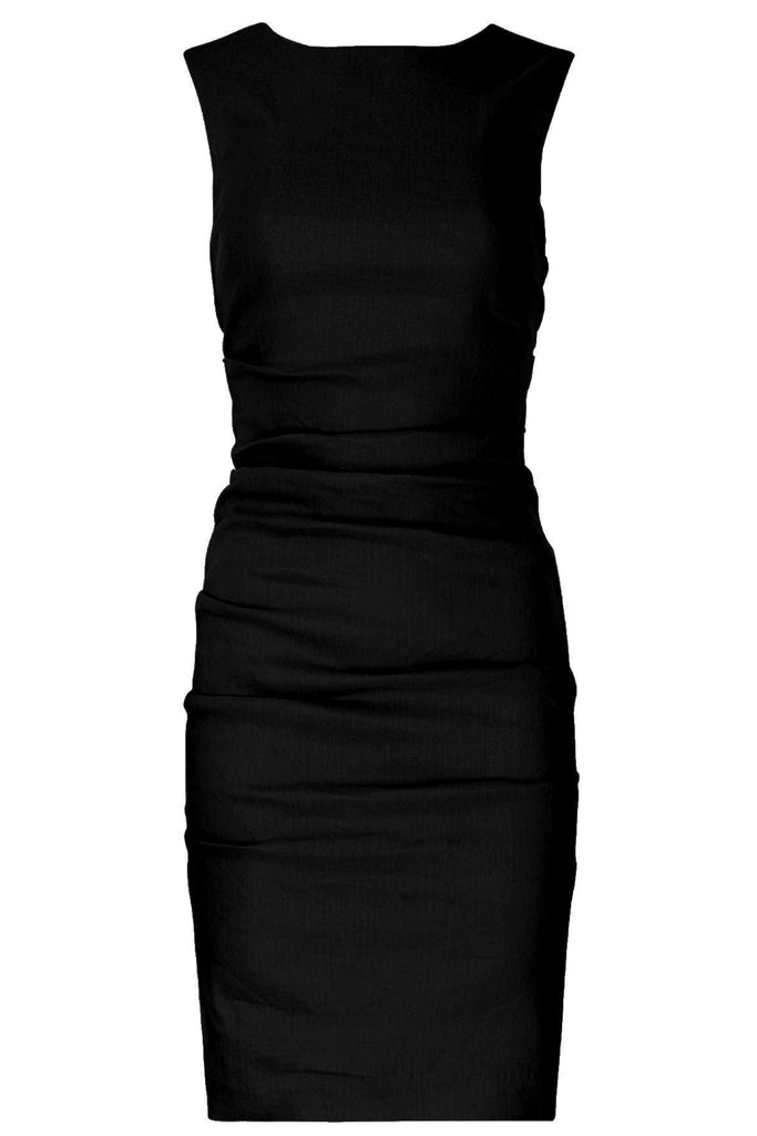 Lauren Ponte Dress Black - Nicole Miller