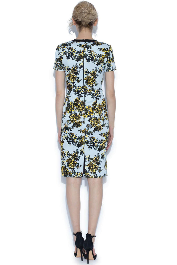 Casual Pencil Dress with Floral Prints - Nissa