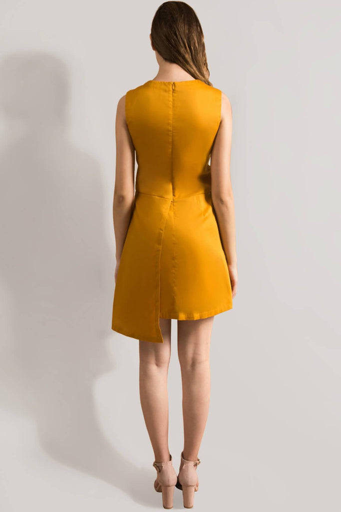 Asymmetric Sleeveless Dress - Odile