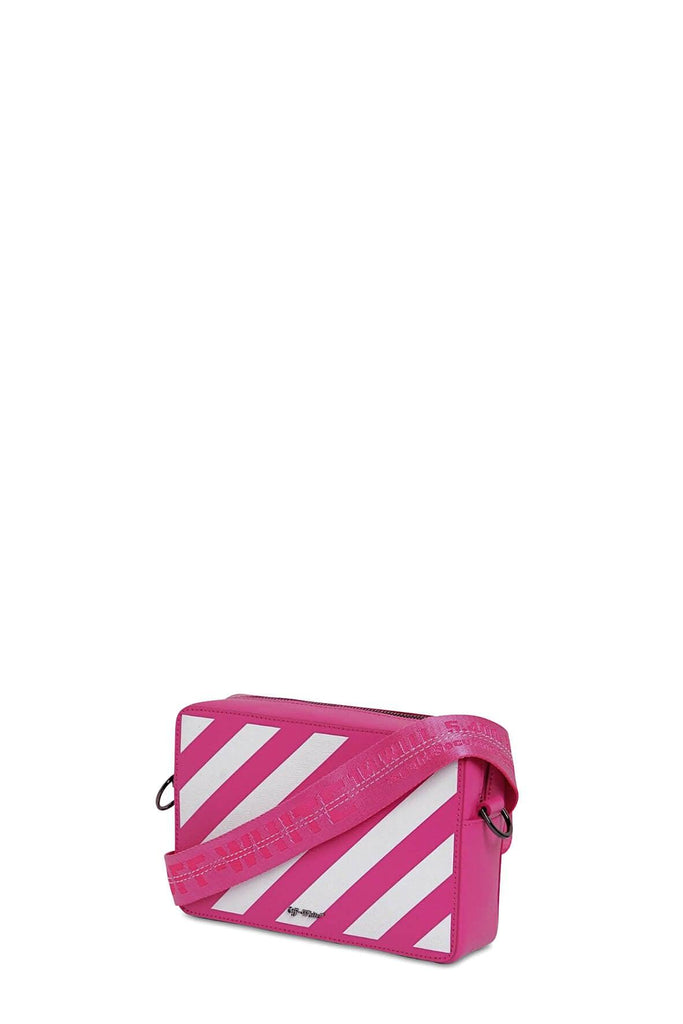 Diagonal Stripes Fannypack Pink - OFF-WHITE