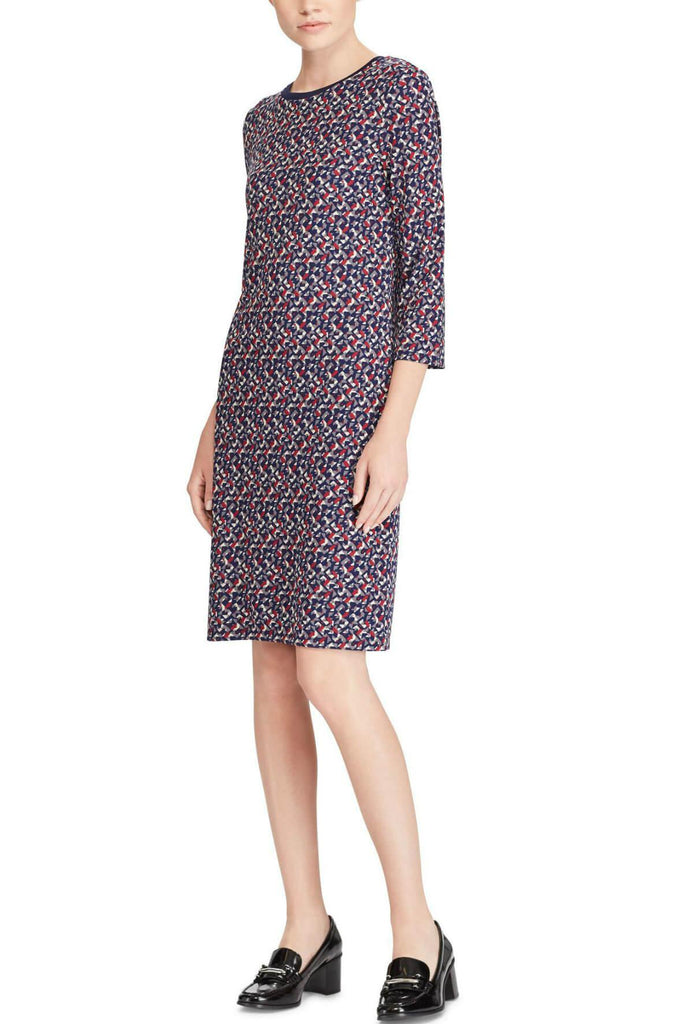 Geometric Stretch Jersey Dress - Ralph Lauren