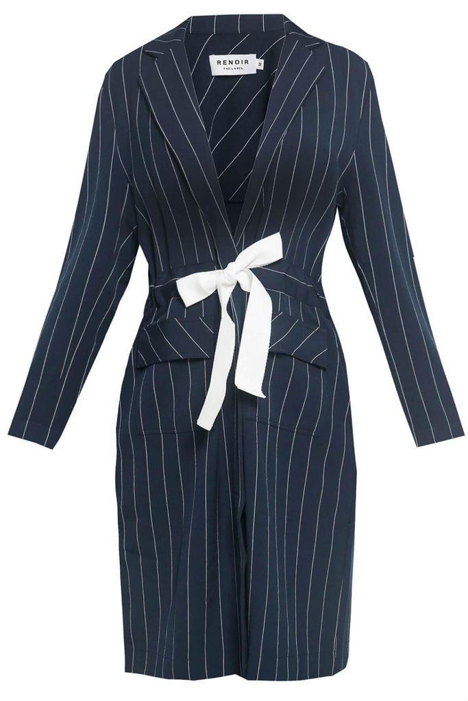 Blue Coat Stripes - Renoir