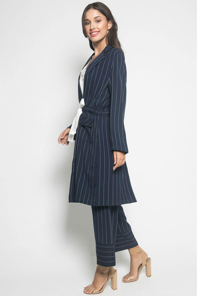 Blue Coat Stripes - Renoir