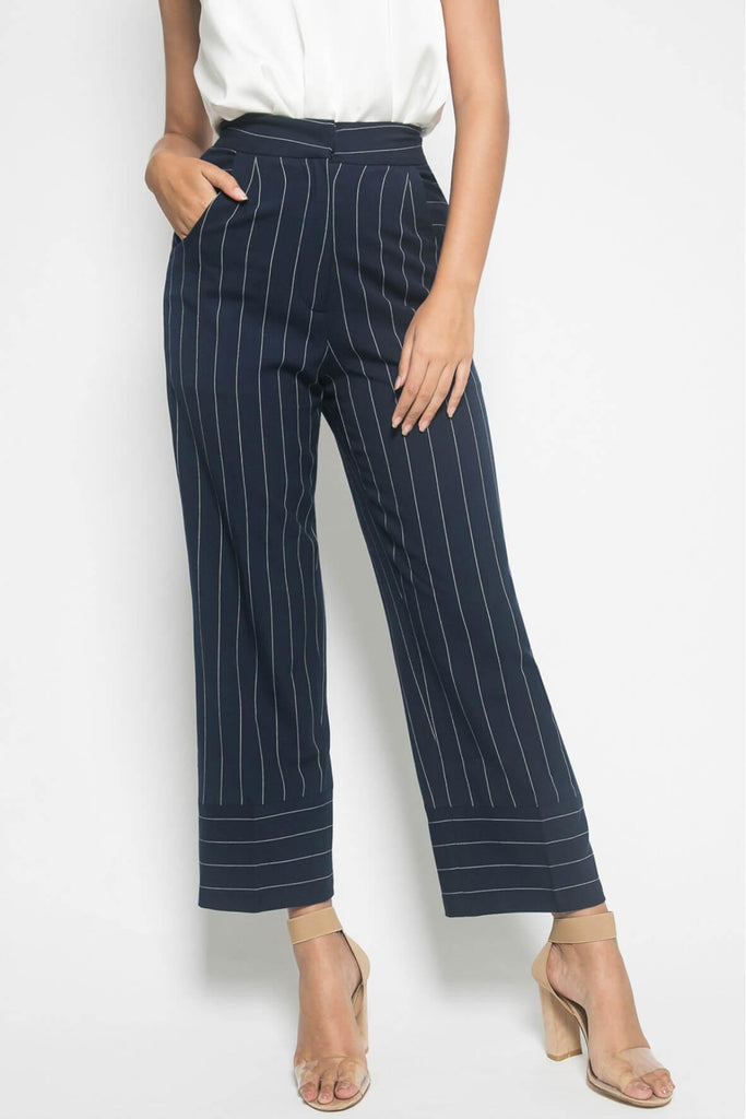 Blue Pants Stripes - Renoir