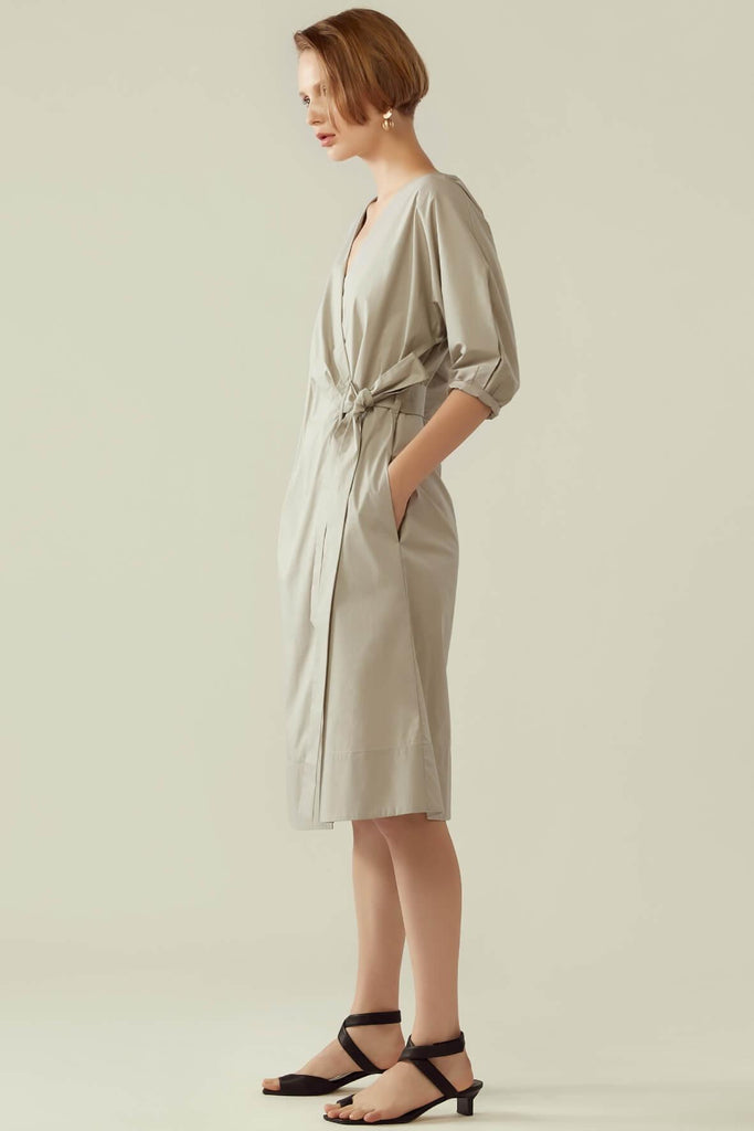 Wrap dress with cocoon sleeve - RYE