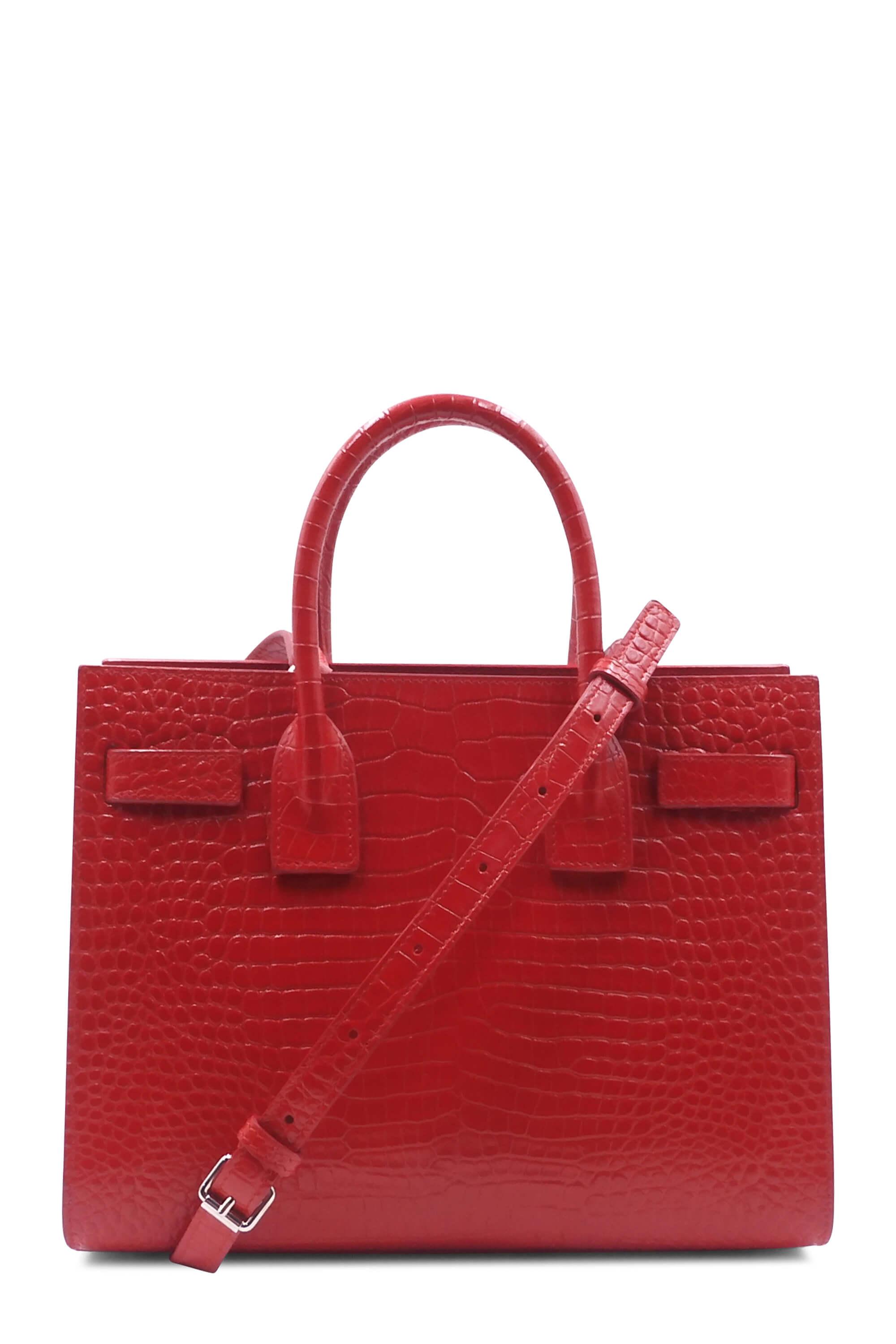 Classic Baby Sac De Jour Crocodile Embossed Red – Style Theory SG