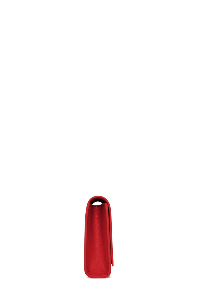 Classic Monogram Clutch Lipstick Red - Saint Laurent