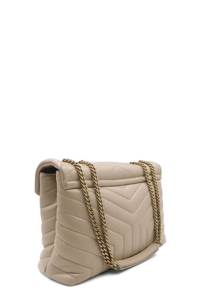 Loulou Medium Bag Beige with Gold Hardware - Style Theory SG
