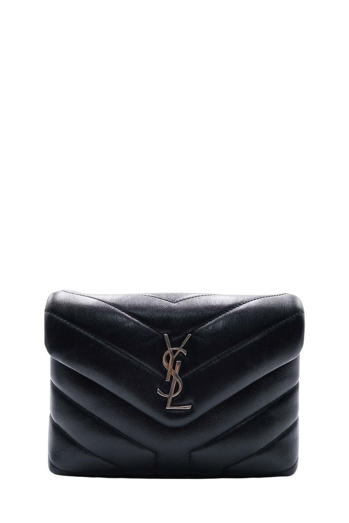 Loulou Toy with Silver Hardware Black - Saint Laurent