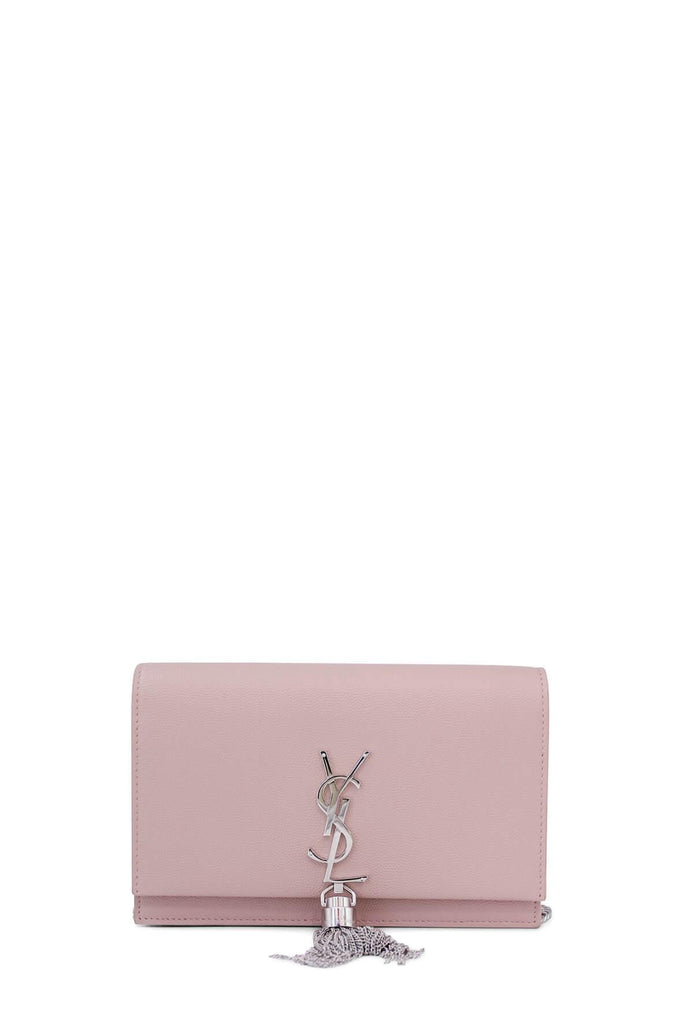 Monogram Small Kate with Tassel Pink with Silver Hardware - Saint Laurent