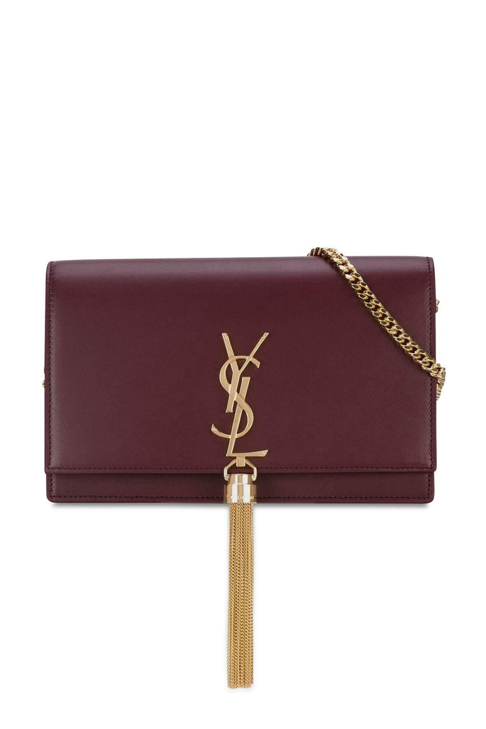 Monogram Small Kate with Tassel Rouge with Gold Hardware - SAINT LAURENT