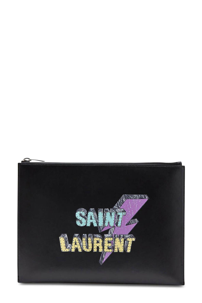 Rider Eclair Studded Document Sleeve - Saint Laurent