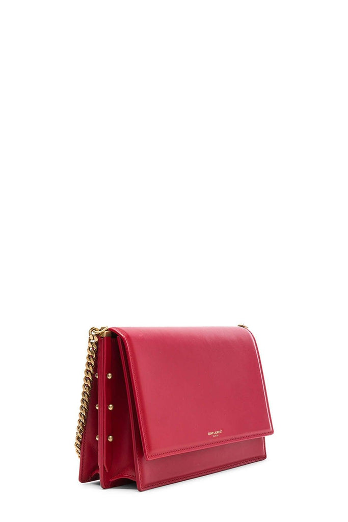 Zoe Chain Shoulder Bag Red - SAINT LAURENT