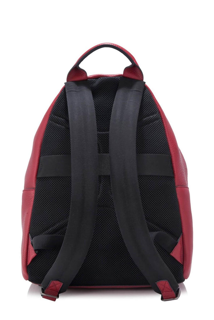 Firenze Leather Backpack Rosso - SALVATORE FERRAGAMO
