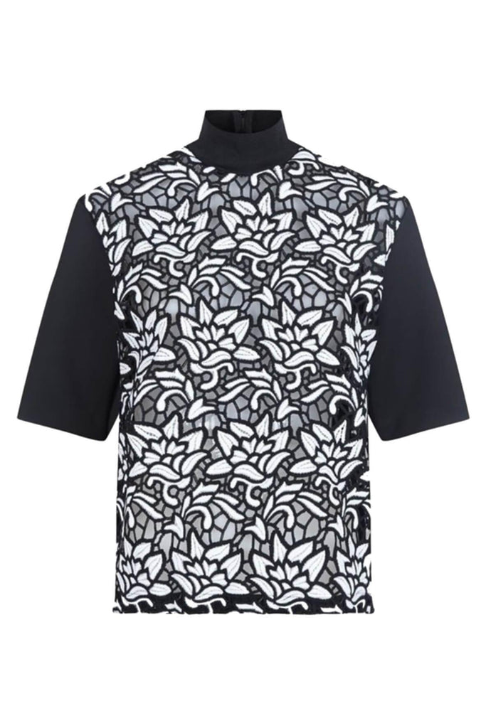Embroidered Floral Top - Sandro