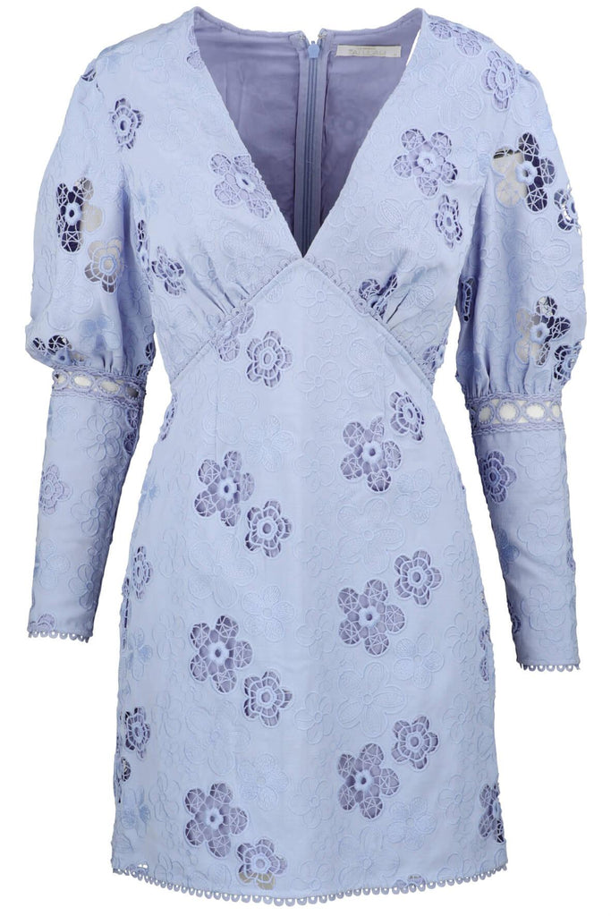 Blue Hues Long Sleeve Mini Dress - Talulah