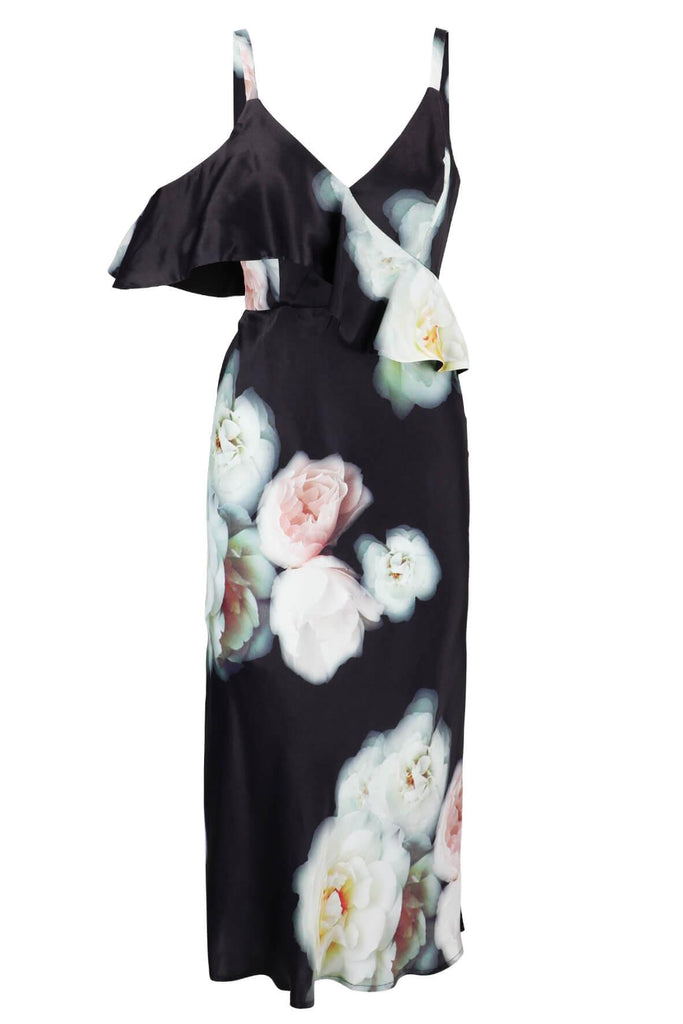 Lucille Floral Bias Midi Dress - Talulah