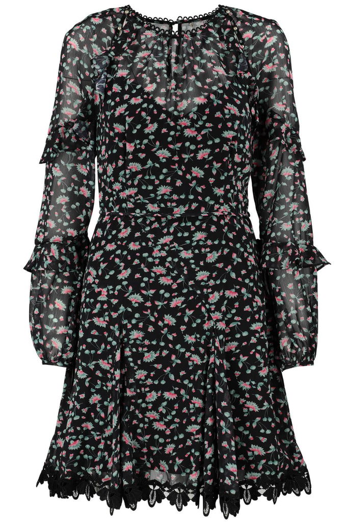 Unwavering Glamour Long Sleeve Mini Dress - Talulah