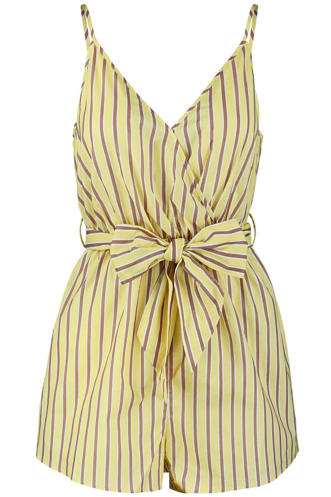 Chronicle Stripe Playsuit - The Fifth Label