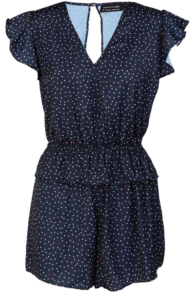 Rooftop Polka Dot Playsuit - The Fifth Label