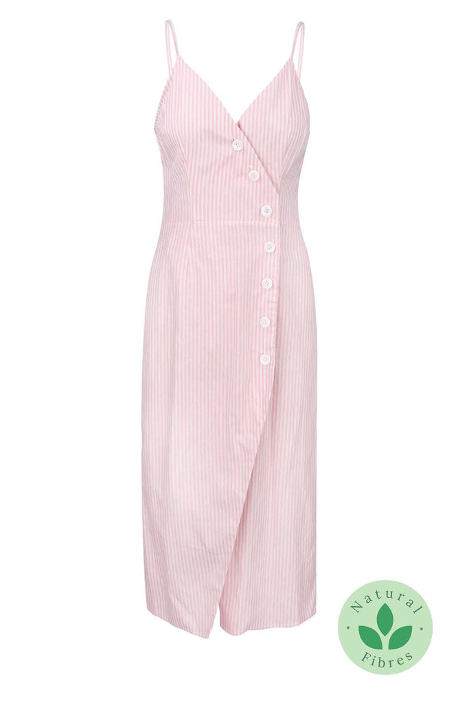 Savannah Stripe Midi Dress - The Fifth Label