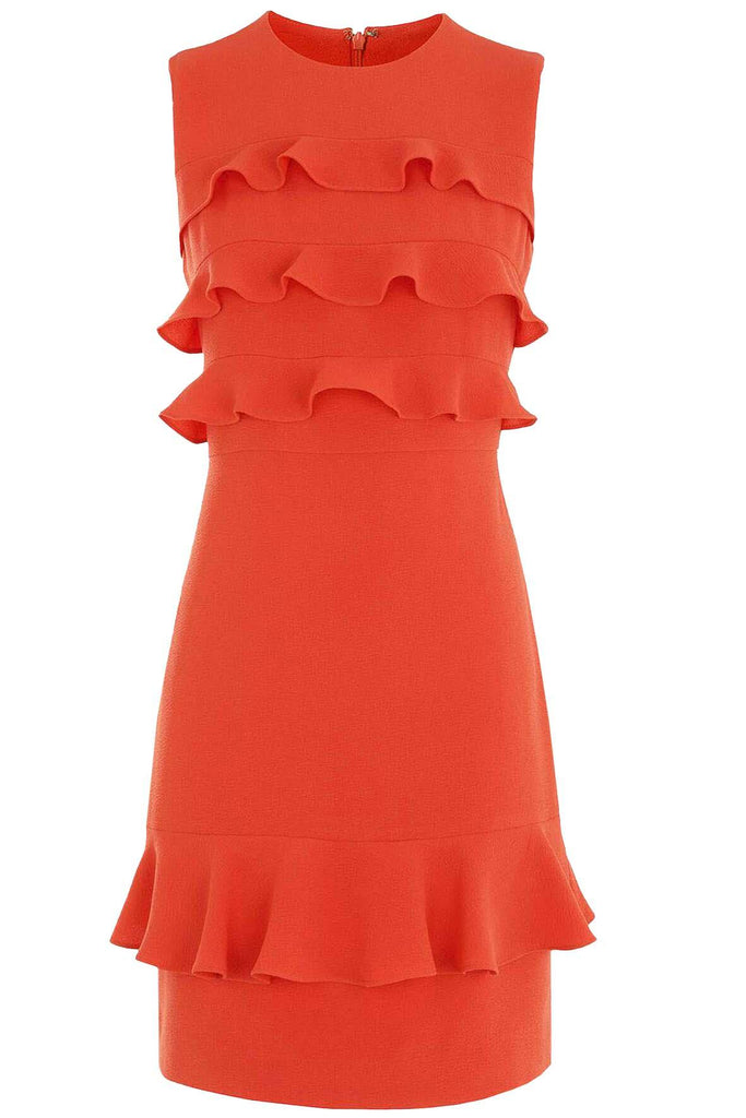 Bea Frilled Crepe Dress - Whistles