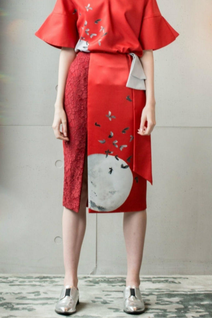 Strawberry Fields Skirt - Ying The Label